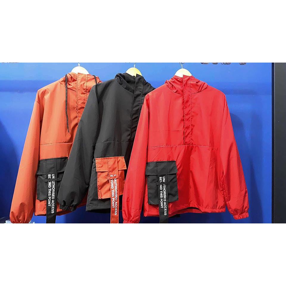 Áo Khoác YAYSHOP unisex nam nữ chất dù 2 lớp chống nắng không thấm nước họa tiết TÚI HỘP (3 màu)