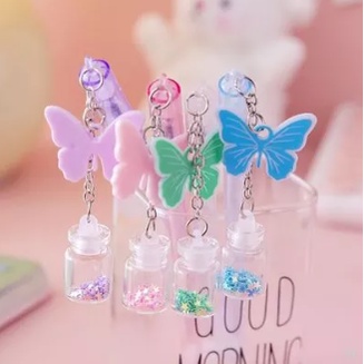 Bút Bi Viết Tạo Hình Cánh Bướm Đáng Yêu - Bút Bi Viết Mực Đen