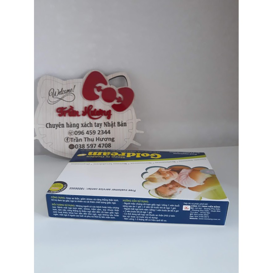 GOLDREAM NEW - HÀNG CHÍNH HÃNG - HỖ TRỢ CẢI THIỆN CHỨNG MẤT NGỦ KINH NIÊN