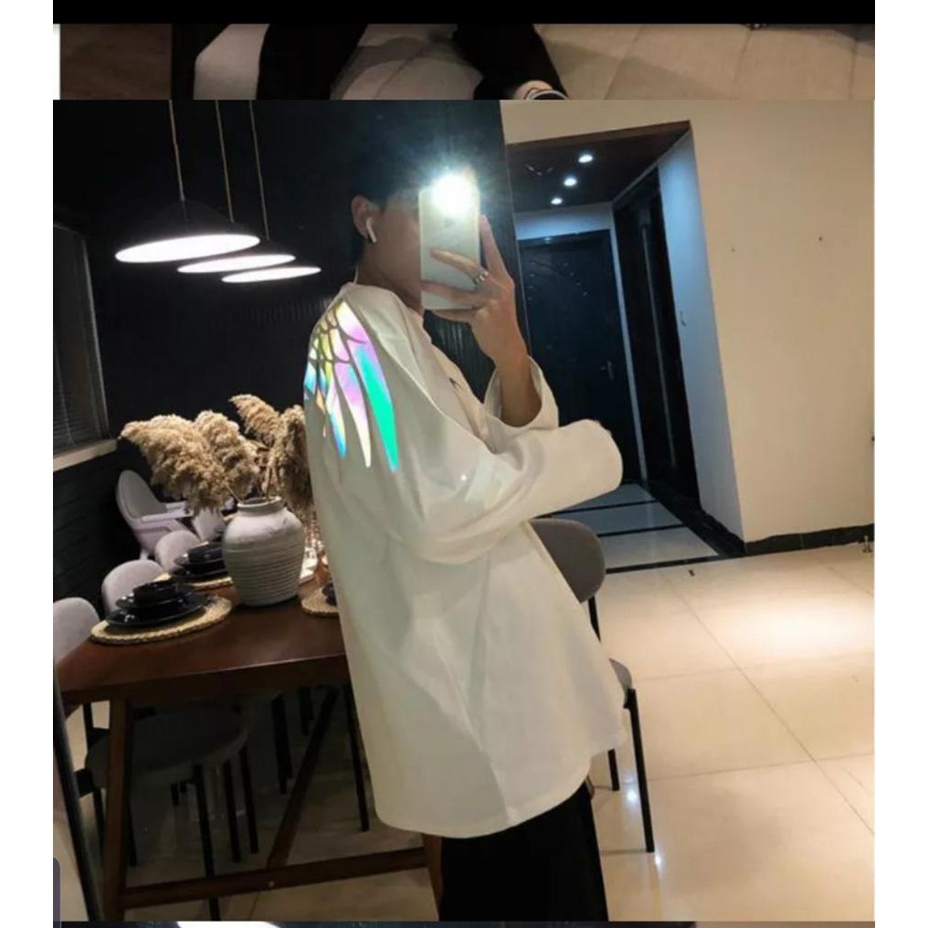 Áo thun Tay dài Sleeves WINGS Phản quang 7 màu Unisex