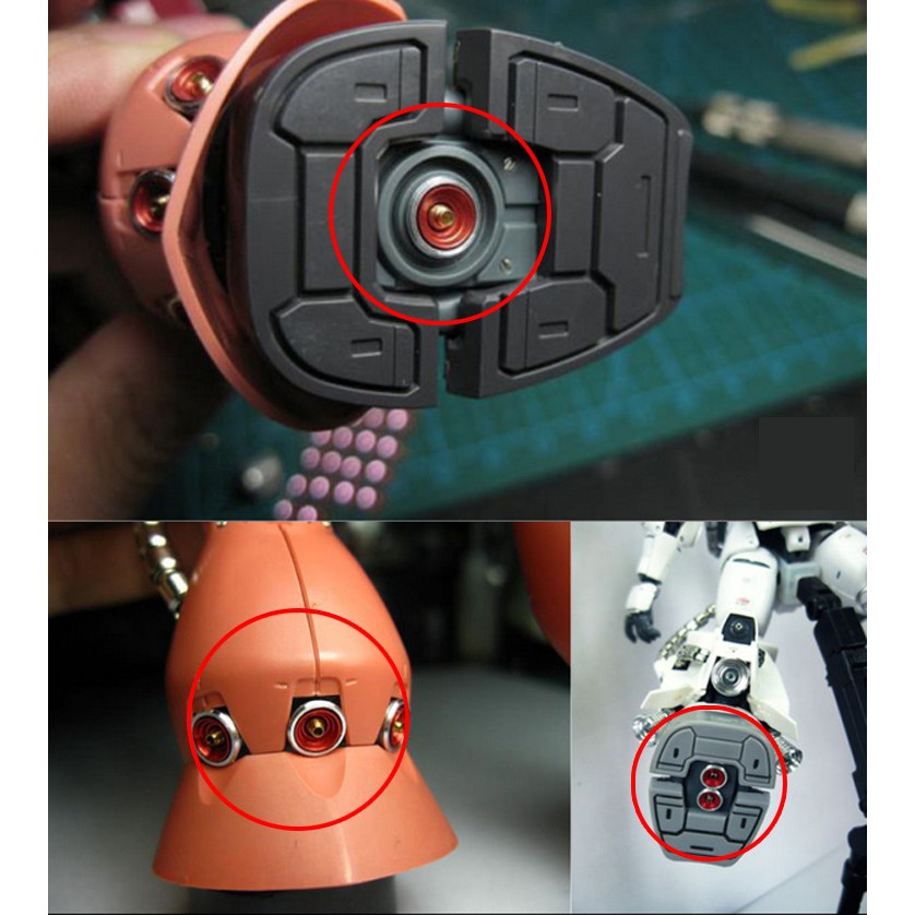Phụ Kiện Mod - Metal Part - Ống xả kim loại C2 * 2 cái (Metallic Air Vents Thruster C2 * 2units)