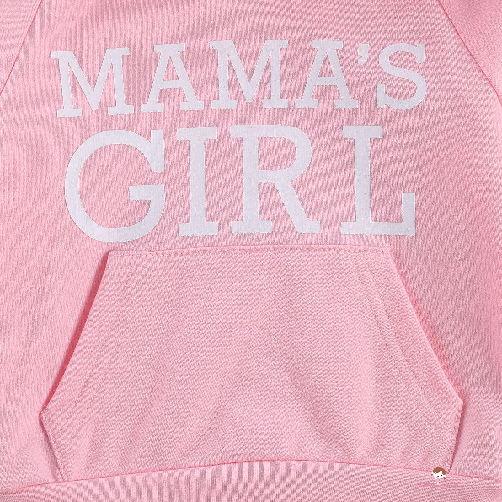 Áo Hoodie Dài Tay In Chữ Phối Dây Rút Sành Điệu Cho Bé 7-1 - 6 Tuổi
