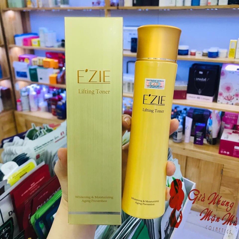 [EZIE Chính Hãng] Bộ 3 Vàng Chăm Sóc Da Ezie - Nước Dưỡng Hoa Hồng Ezie, Serum Vang 24k & collagen, Kem dưỡng da EZIE