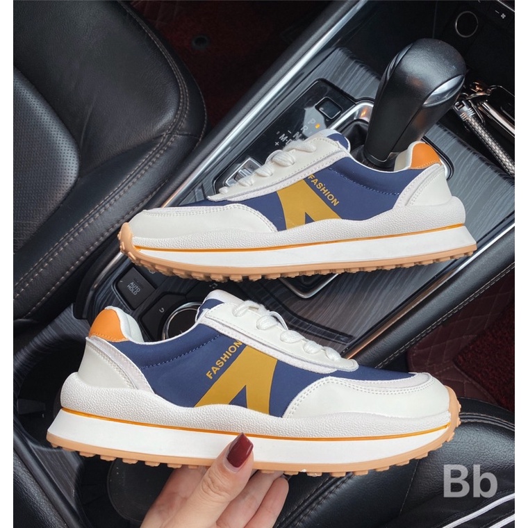 Giày thể thao vạch vàng V qccc fullbox