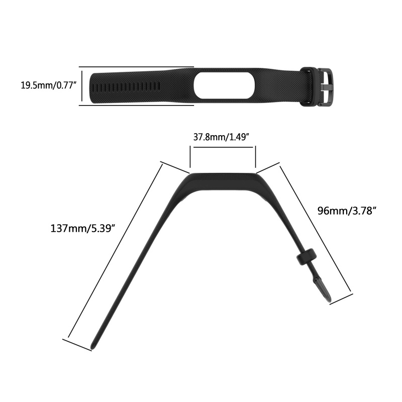 Dây Đeo Silicon Mềm Chống Mồ Hôi Cho Đồng Hồ Thông Minh 5