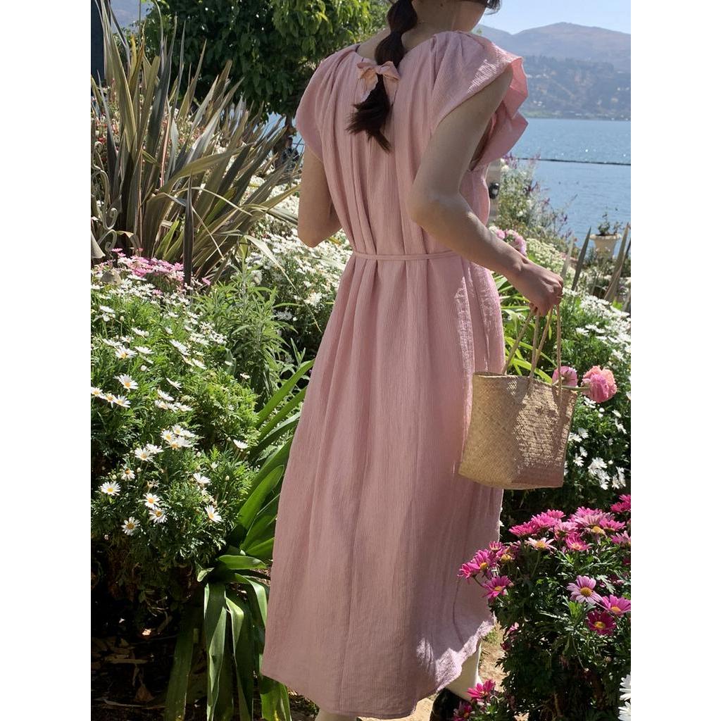 Đầm Sát Nách Cổ Tròn Dáng Rộng Thời Trang Mùa Hè 62858