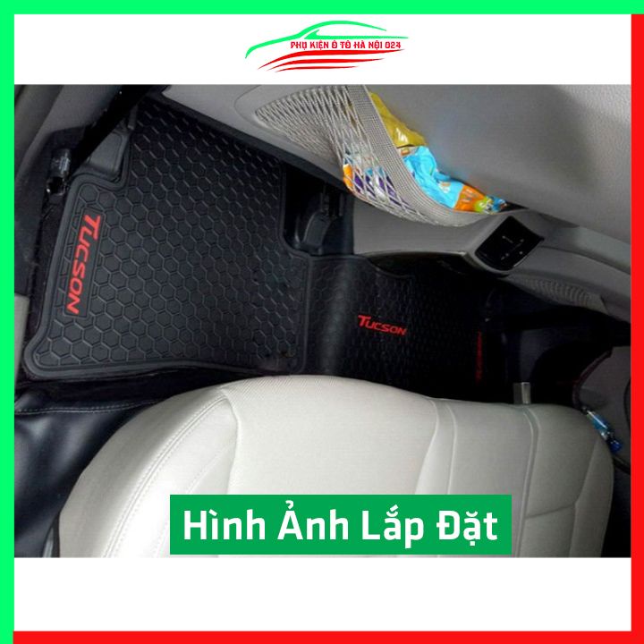 Thảm lót sàn cao su cho xe HYUNDAI TUCSON 2022-2023-2024 hàng chuẩn theo xe chịu lực tốt