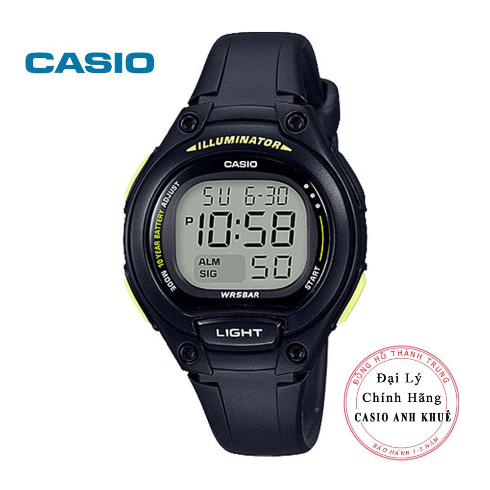 Đồng Hồ Nữ Casio LW-203-1BVDF Dây Nhựa Pin 10 Năm