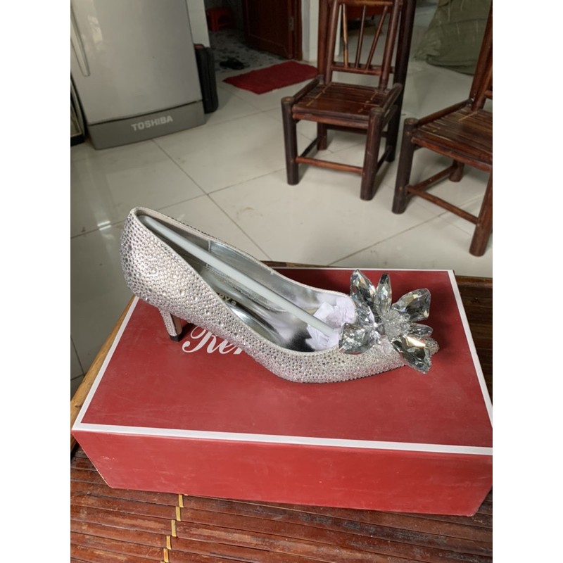 Giày cao gót đi tiệc 7cm size 33 (MspP2)