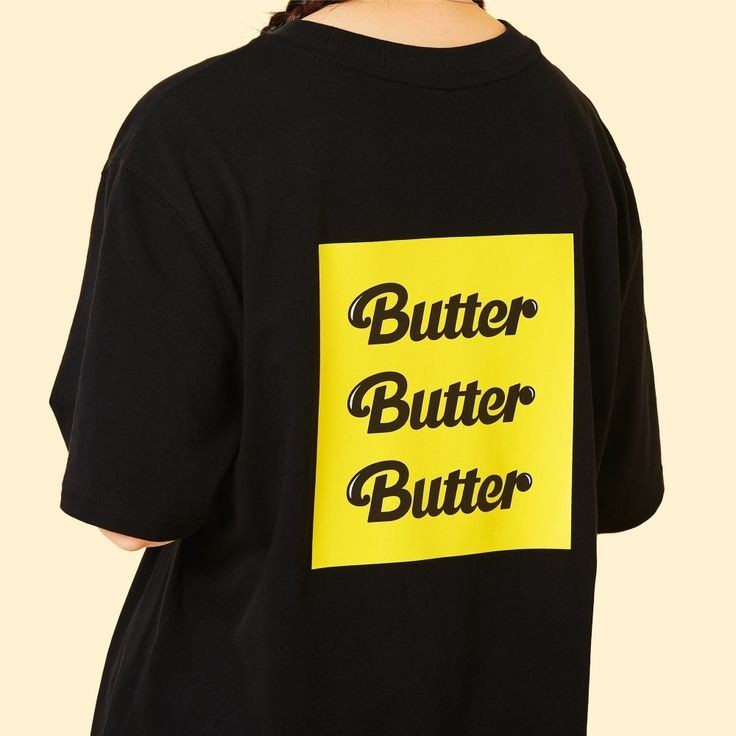 Áo Thun Unisex in hình Butter BTS đen