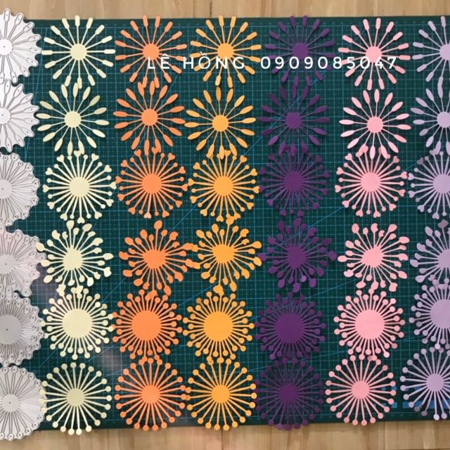 Set 6 khuôn H98 , đường kính 8 cm