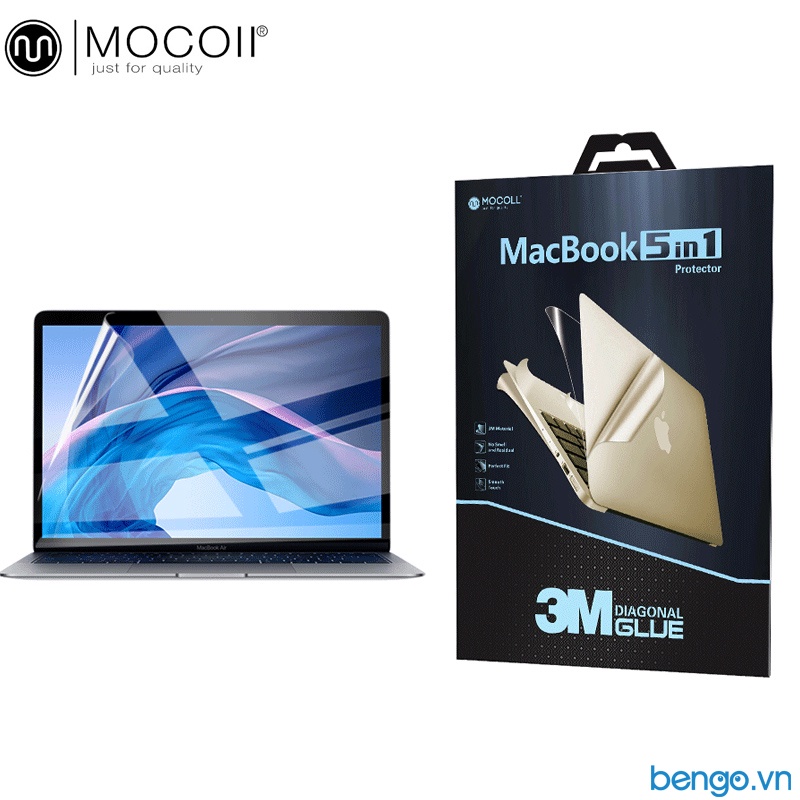 Bộ Dán Full MOCOLL 5 In 1 Cho Macbook Pro 14&quot;/16&quot; 2021