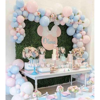 Sét 10,20,30,50 bóng pastel 20cm 6 inches bóng - macaron màu sang trọng Happy birthday trang trí sinh nhật tiệc cưới