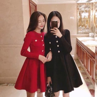 VÁY LEN XOÈ TAY DÀI