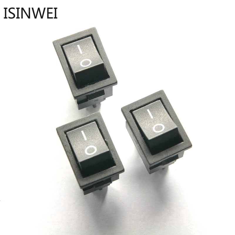 Bộ 10 cái công tắc kích hoạt KCD1-104 15*21MM 4 chốt 6A 250V 10A/125V