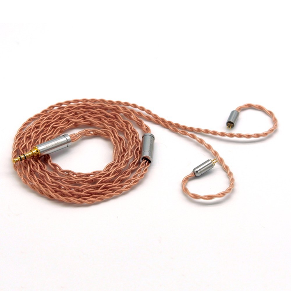 FAAEAL 5N OFC 4 Core High Purity Copper Earphone Upgrade Cable Cáp tai nghe đầu cắm 2.5/3.5/4.5mm 4 lõi đồng tinh khiết mạ vàng với đầu nối 2pin dành cho TFZ/Kinera/TRN/KZ ZST/FAAEAL