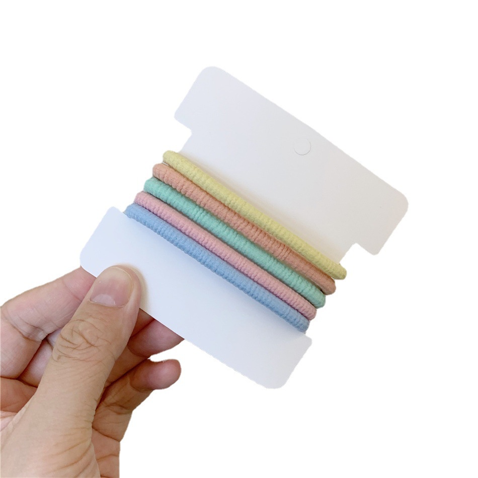 Set 5 dây buộc tóc nhiều màu bắt mắt xinh xắn dành cho nữ