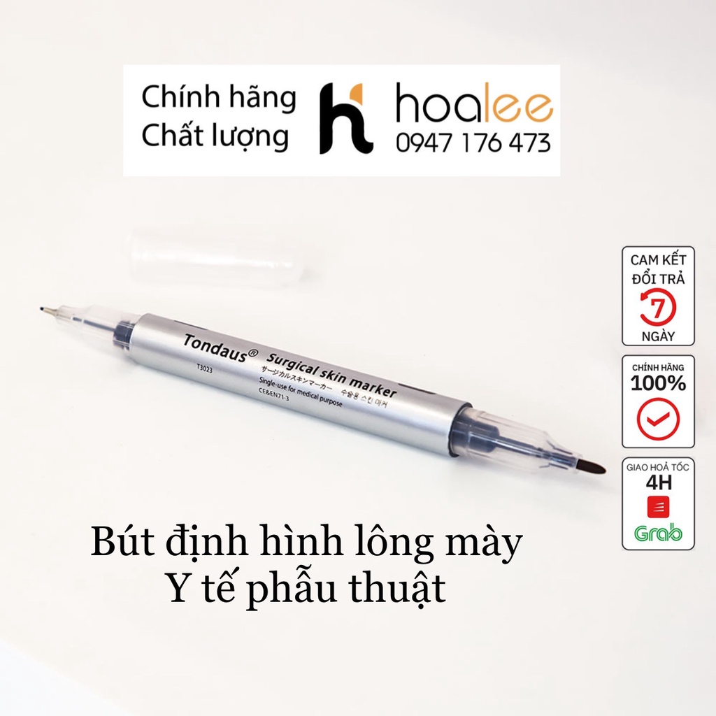 Bút định hình phun xăm thẩm mỹ, y khoa phẫu thuật, không trôi- DCPX Hoalee145