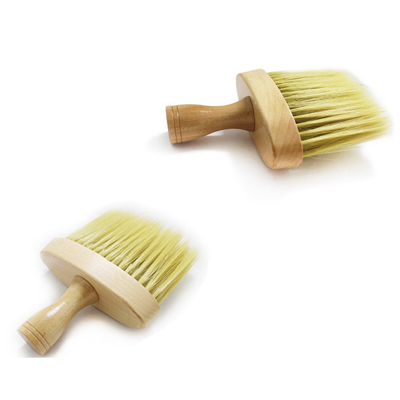 (Hàng Mới Về) Cọ Quét Tóc Phủi Tóc Trên Cổ Tay Cầm Bằng Gỗ Tiện Dụng