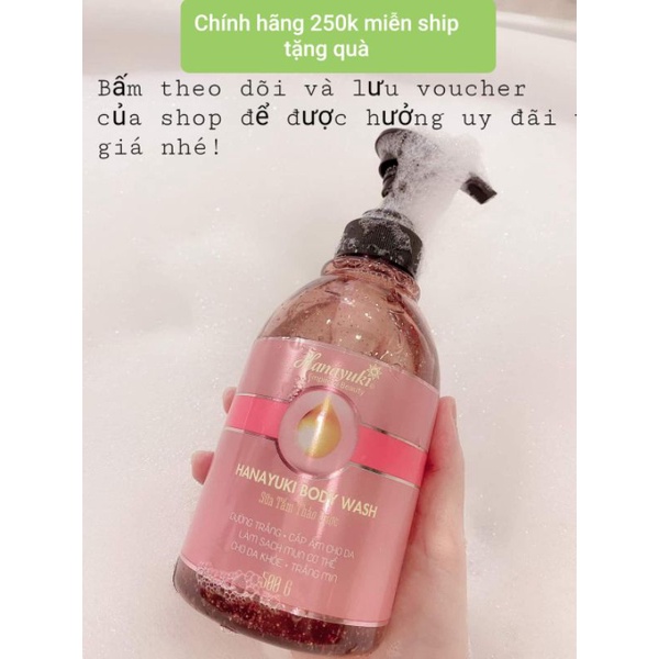 Sữa tắm Hanayuki [ chính hãng kèm quà tặng ]