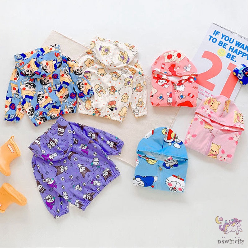 Áo khoác có mũ trùm ấm áp thời trang xuân thu phong cách Hàn Quốc dành cho trẻ em