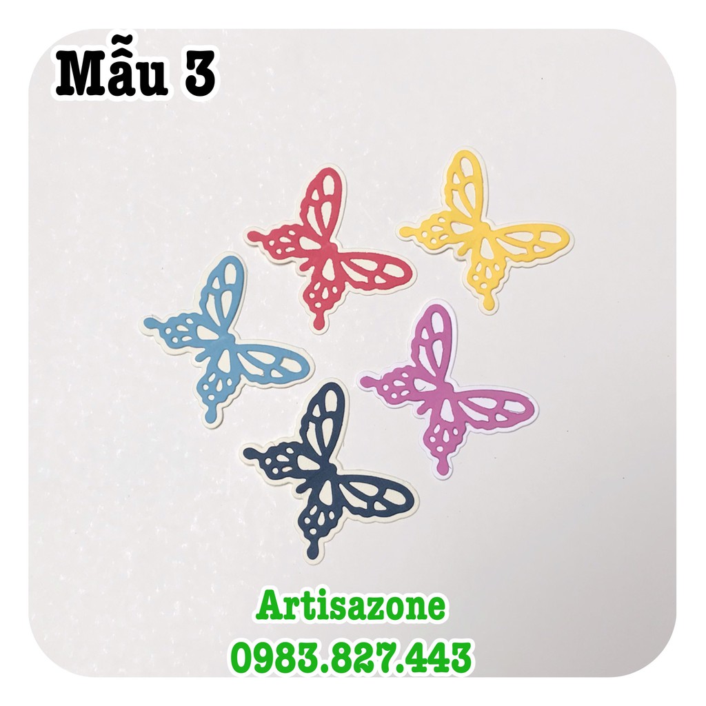 Bướm giấy size nhỡ - Trang trí scrapbook, love box, album, thiệp...
