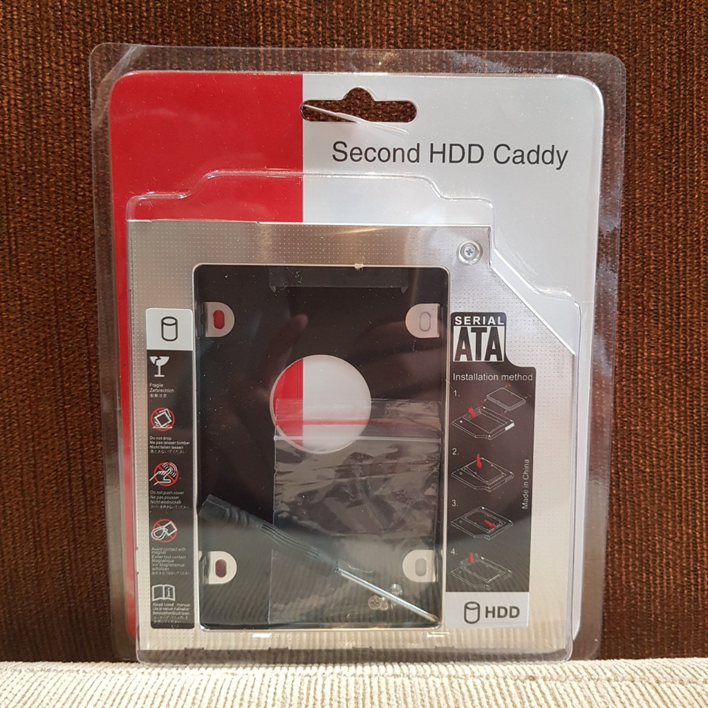 Caddy Bay HDD SSD SATA 3 9.5mm/12.7mm - ổ cứng thay thế ổ DVD | BigBuy360 - bigbuy360.vn