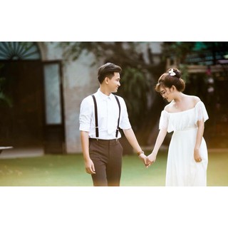 Đầm maxi ren trễ vai