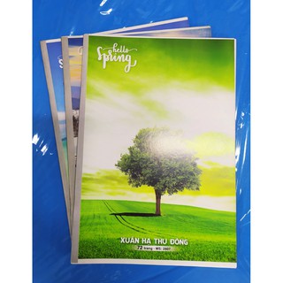 HẢI TIẾN [ 03q ] Vở kẻ ngang Xuân Hạ Thu Đông 72tr/80tr và 120trang.