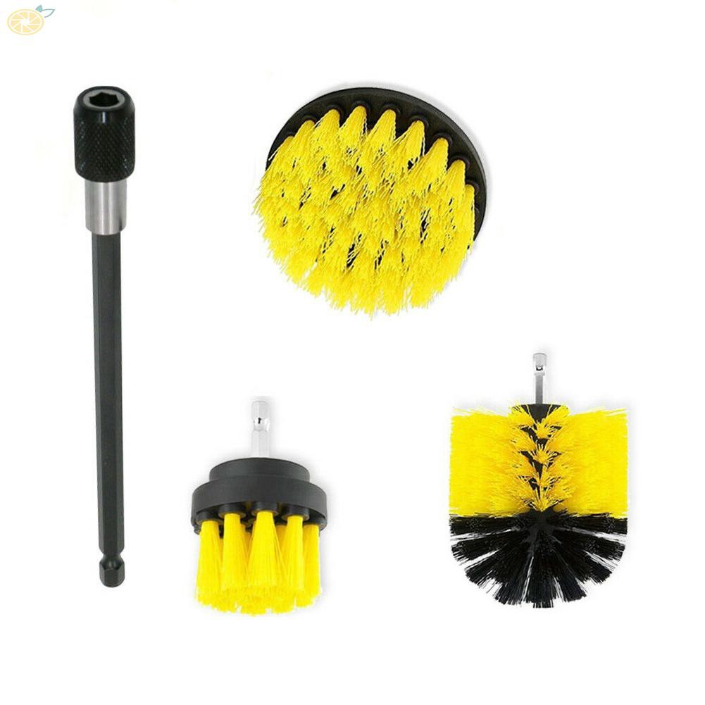 Bộ 4 Đầu Bàn Chải Vệ Sinh Gắn Máy Khoan Tiện Dụng