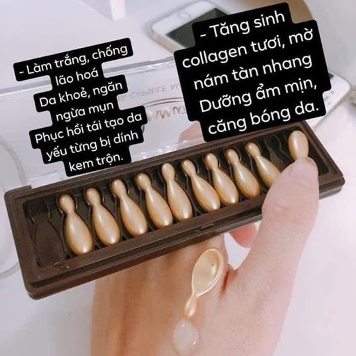 Tinh Chất Collagen Tươi Phục Hồi Da Ammud 12 viên Hàn Quốc