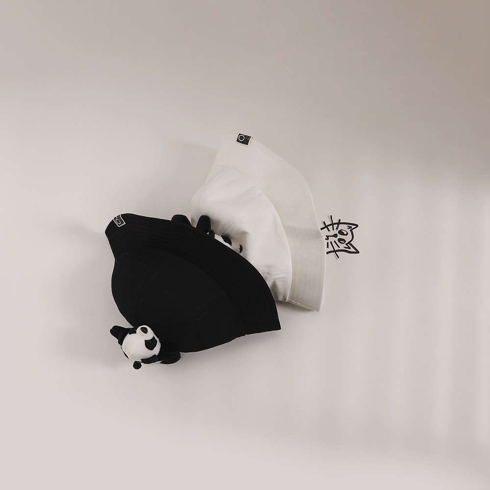 Nón Bucket Chống Nắng Hình Gấu Trúc Dễ Thương Cho Bé Mới