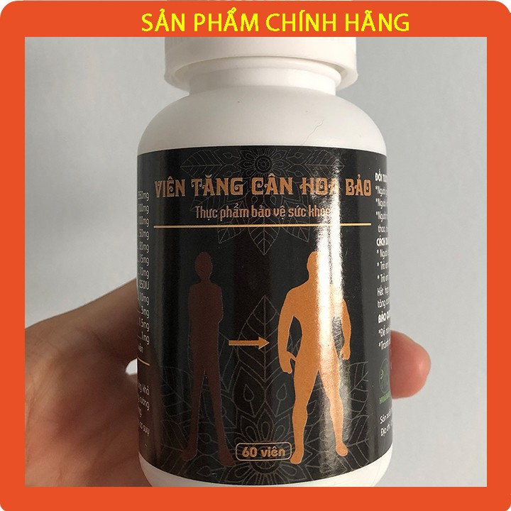 [ Combo2 hộp - 1 liệu trình ] Viên tăng cân Hoa Bảo - Viên tăng cân cho người gầy - Mỗi hộp 60 viên | BigBuy360 - bigbuy360.vn