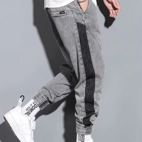 Quần Joggers Nam Dây Rút In Chữ Phong Cách Hàn Quốc Thời Trang Dành Cho fashion simple quần jean nam tennji bigsize unisex jean ống rộng