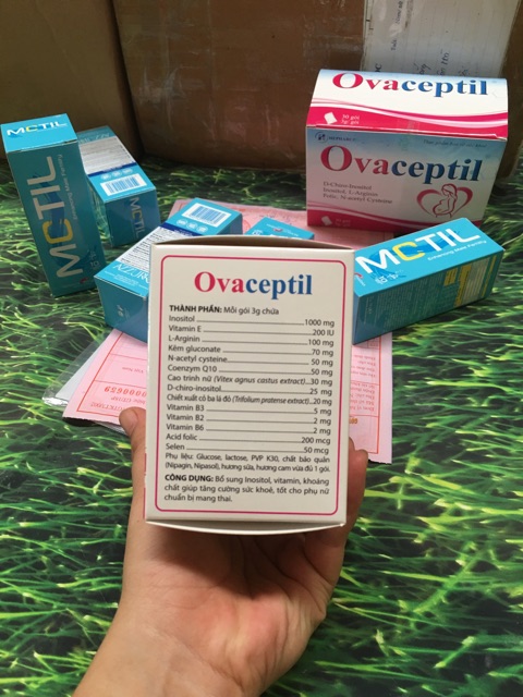 [Mã COS1505 giảm 8% đơn 300K] ovaceptil - dùng cho phụ nữ chủ định mang thai | BigBuy360 - bigbuy360.vn