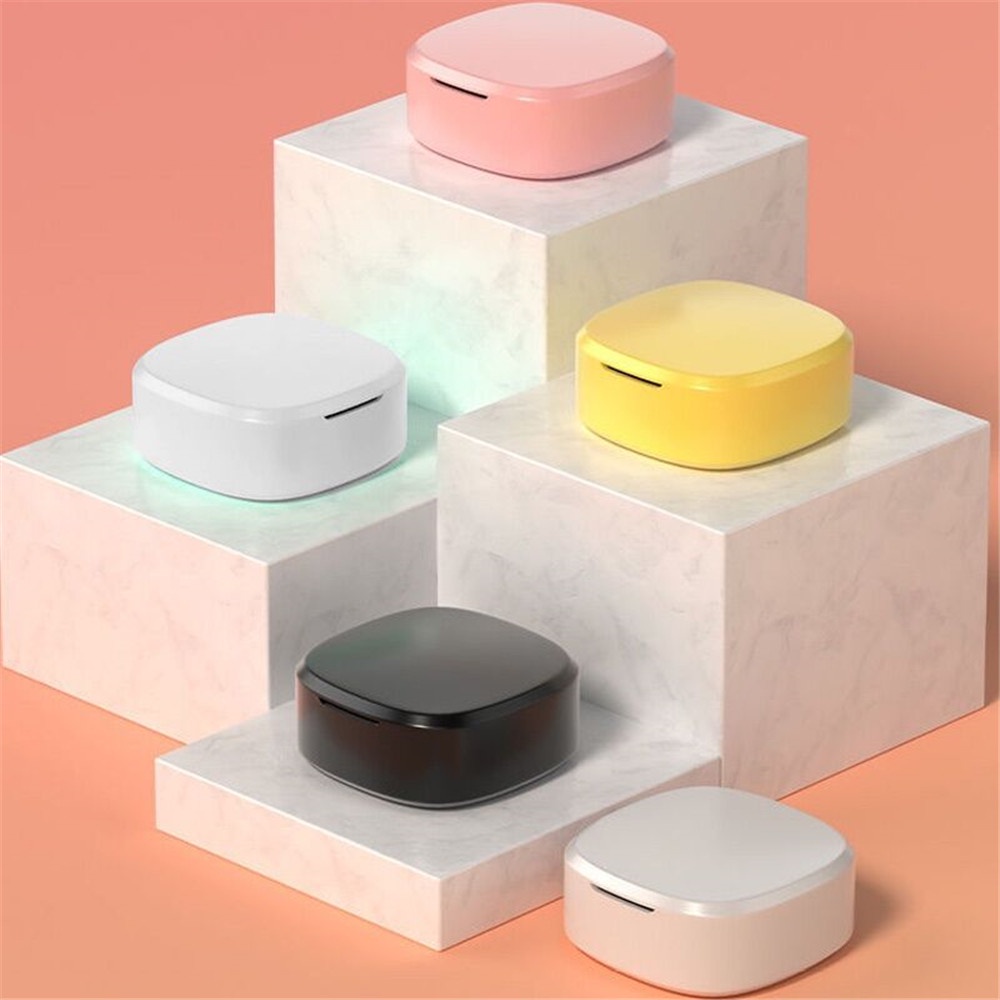 Tai Nghe Nhét Tai 3.5mm Có 4 Màu Macaron Kèm Hộp Đựng