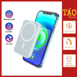 Sạc Không Dây Từ Tính, Kiêm Sạc Dự Phòng Magsafe 5W/15W - Hỗ Trợ Nhiều Thiết Bị - Bảo Hành 6 Tháng