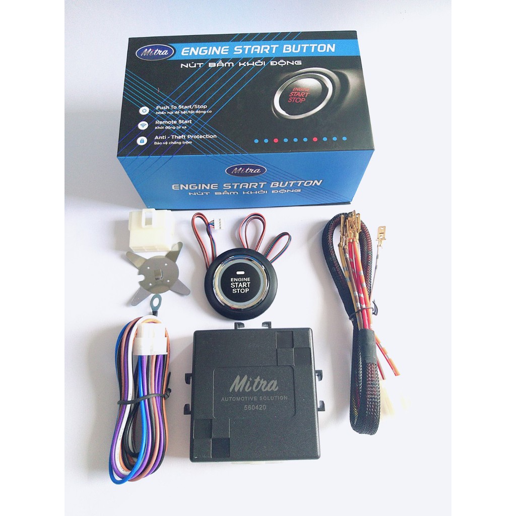Bộ nút đề nổ Start Stop Mitra cho xe ô tô