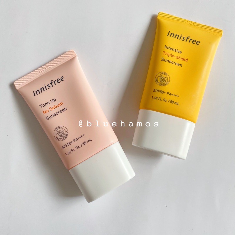 Kem chống nắng Innisfree Triple shield suncreen/ Tone up nosebum sunscreen