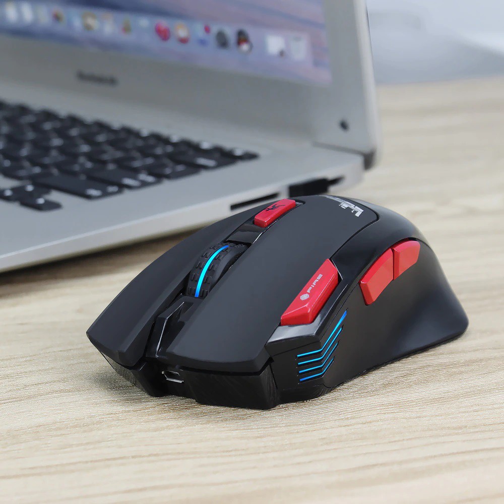 Chuột chơi game không dây HXSJ T88 4800 DPI Led RGB - Wireless Gaming Mouse HXSJ T88 4800DPI