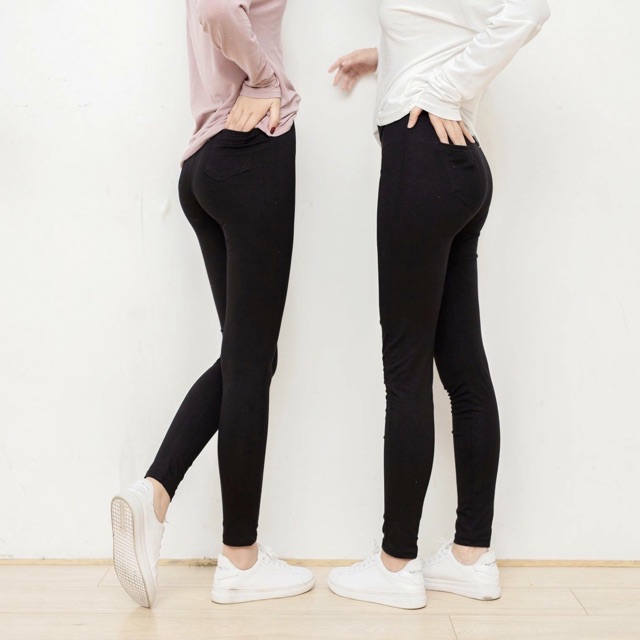 [ẢNH THẬT-ZOOM CHẤT] Quần legging trơn(Q34) | BigBuy360 - bigbuy360.vn