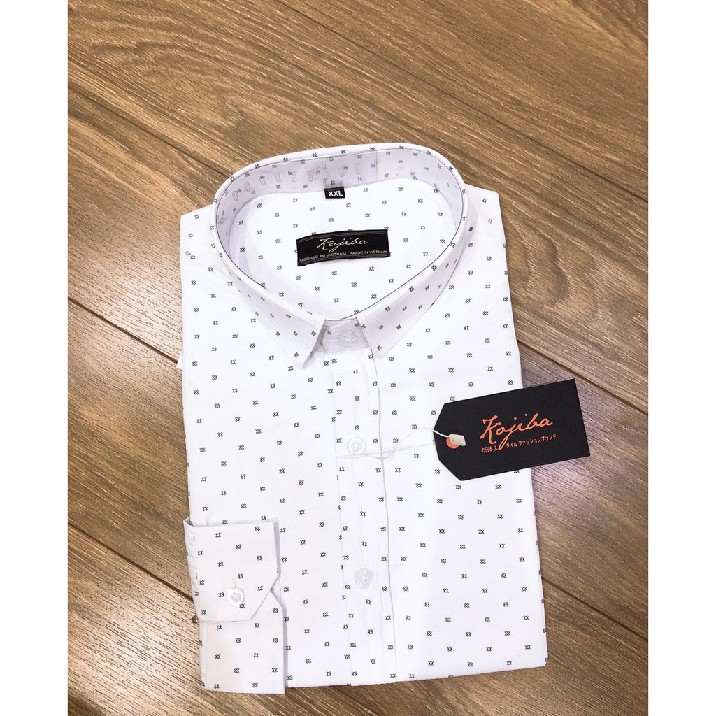 Áo sơ mi nam chấm bi korea dài tay cổ bẻ mặc siêu mềm mại và thoải mái, giá cả siêu tốt | BigBuy360 - bigbuy360.vn