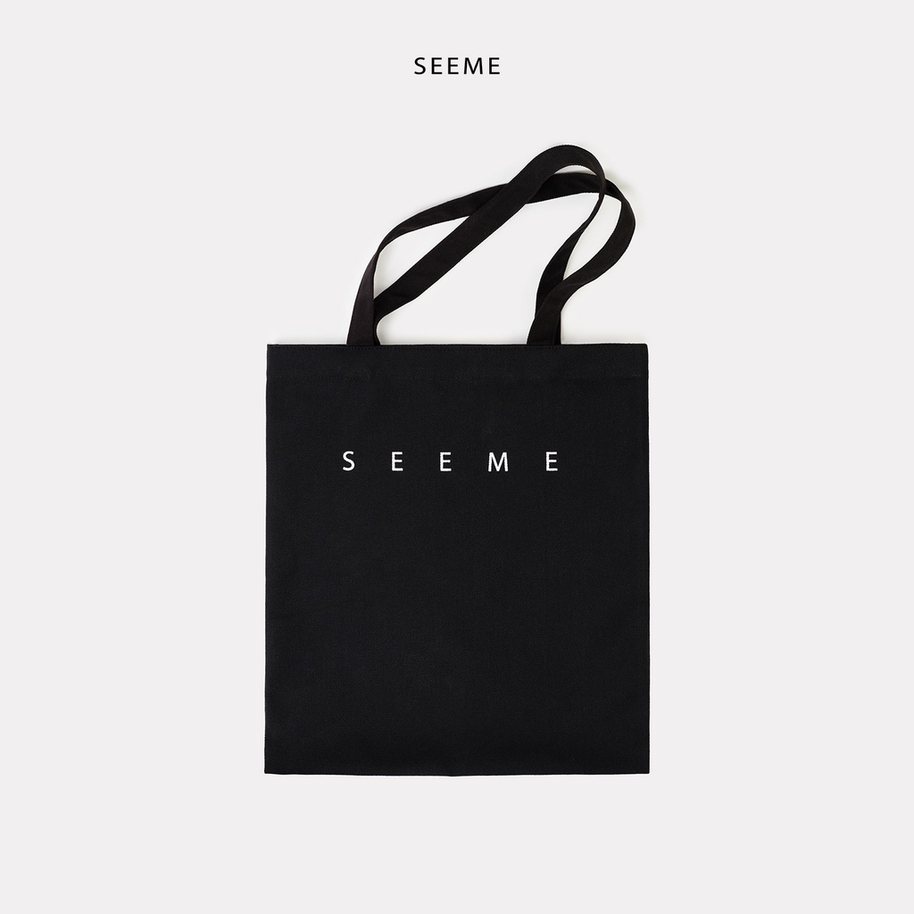Túi canvas tote SEEME đựng vừa A4 và laptop
