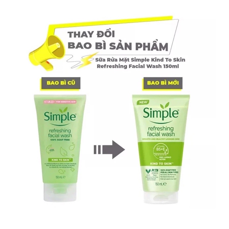 SỮA RỬA MẶT SIMPLE
