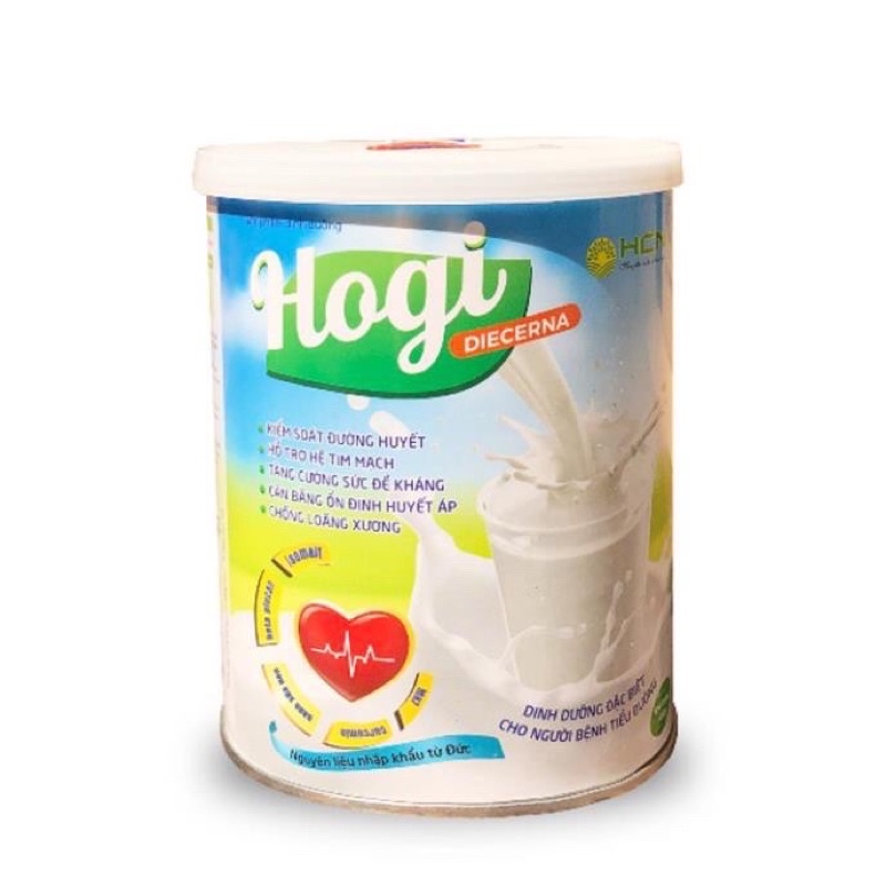 Sữa bột tiểu đường Hogi 900g giúp cân bằng năng lượng, ổn định đường huyết