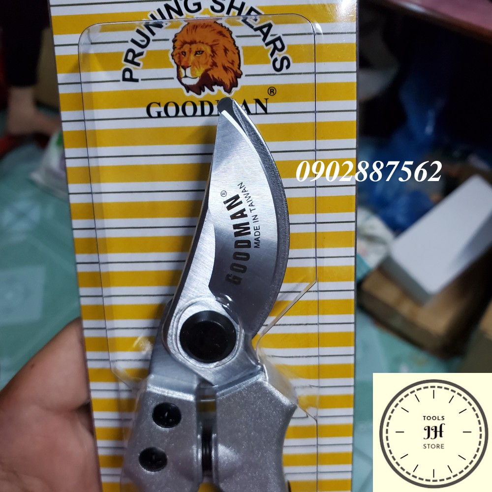 kéo cắt cành cây cao cấp Tiger Goodman xịn chính hãng dạng cong japan