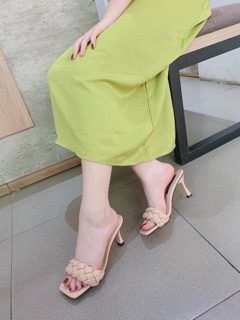 SIÊU HOT Guốc lê quai đan sang chảnh