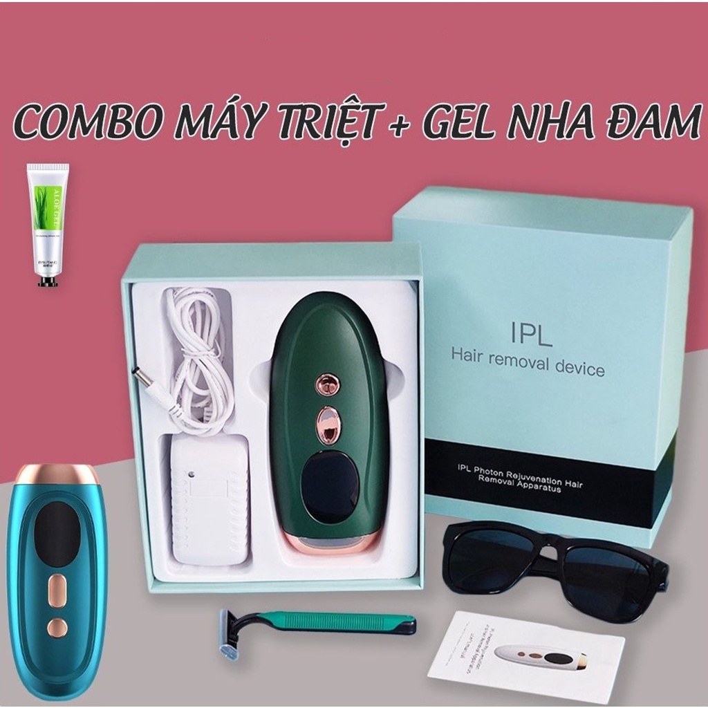 Máy triệt lông cầm tay IPL hàng chính hãng, máy triệt lông tay, lông nách, vùng kín