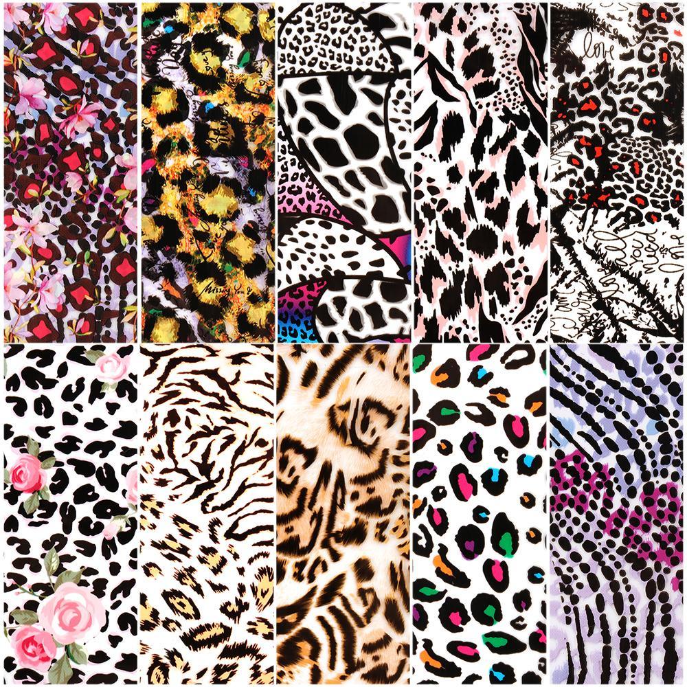 XIANTIN Set 10 Tấm Decal Nước Dán Móng Nghệ Thuật