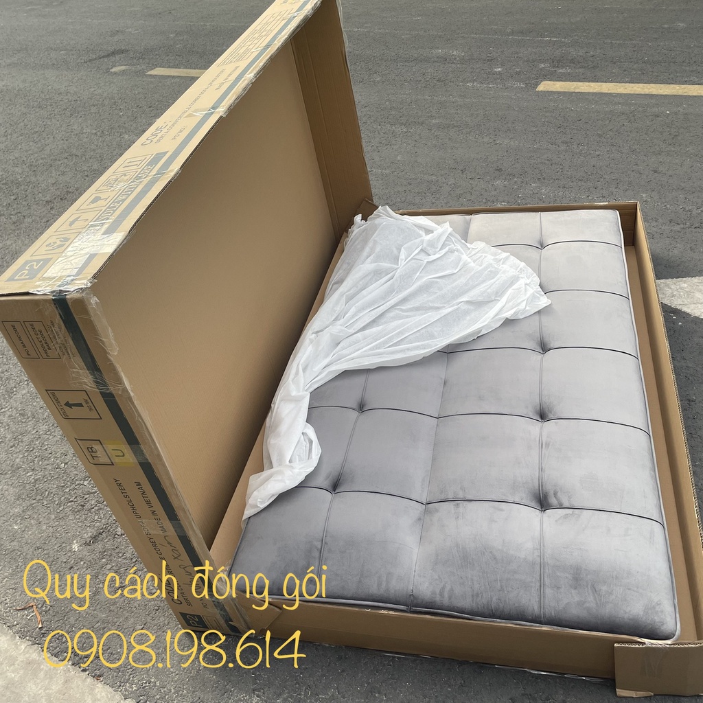 Sofa Giường  - Sofa Bed Vải Nhung hàng xuất khẩu